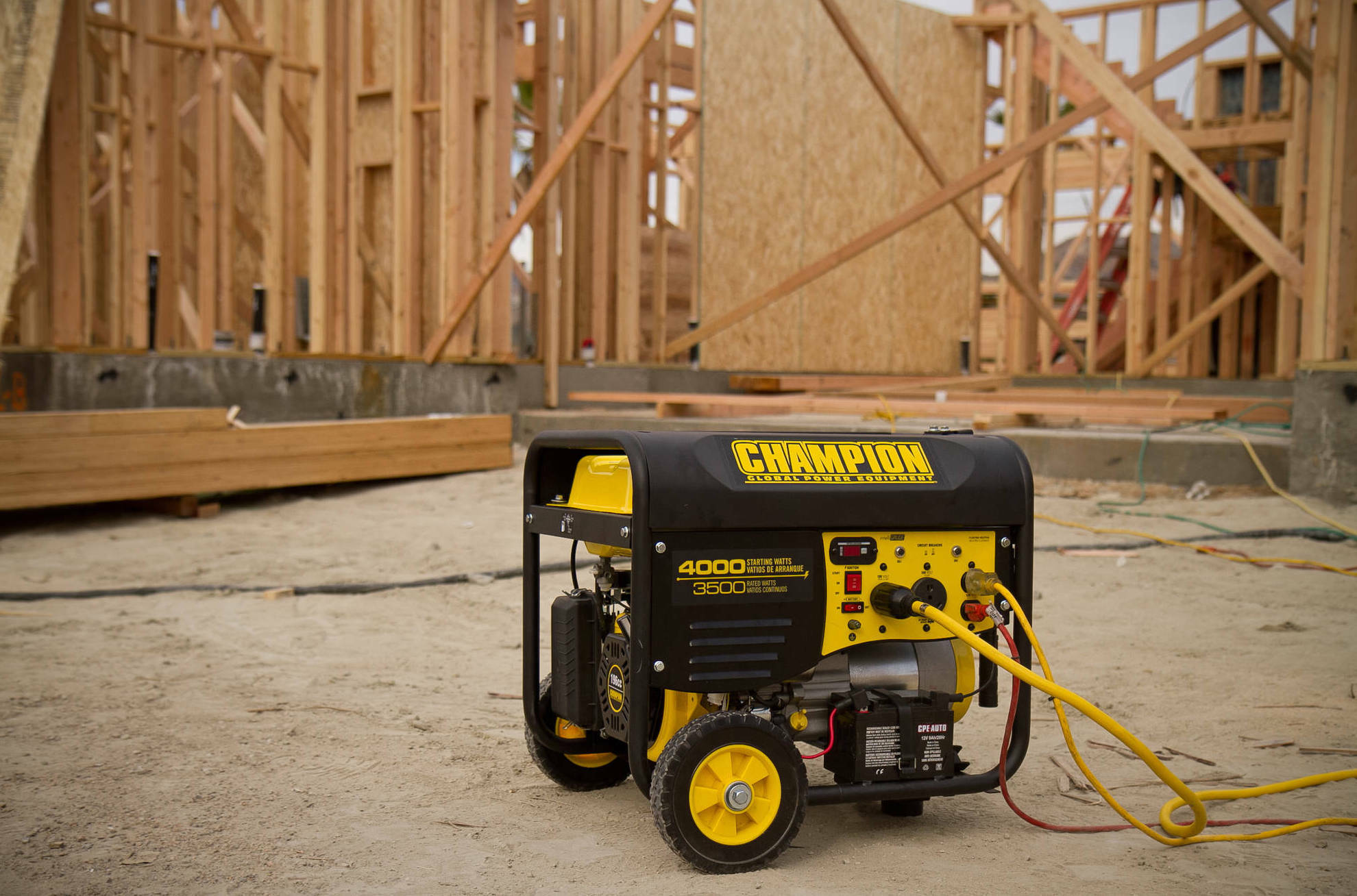 Generador Champion 4000 con arranque remoto